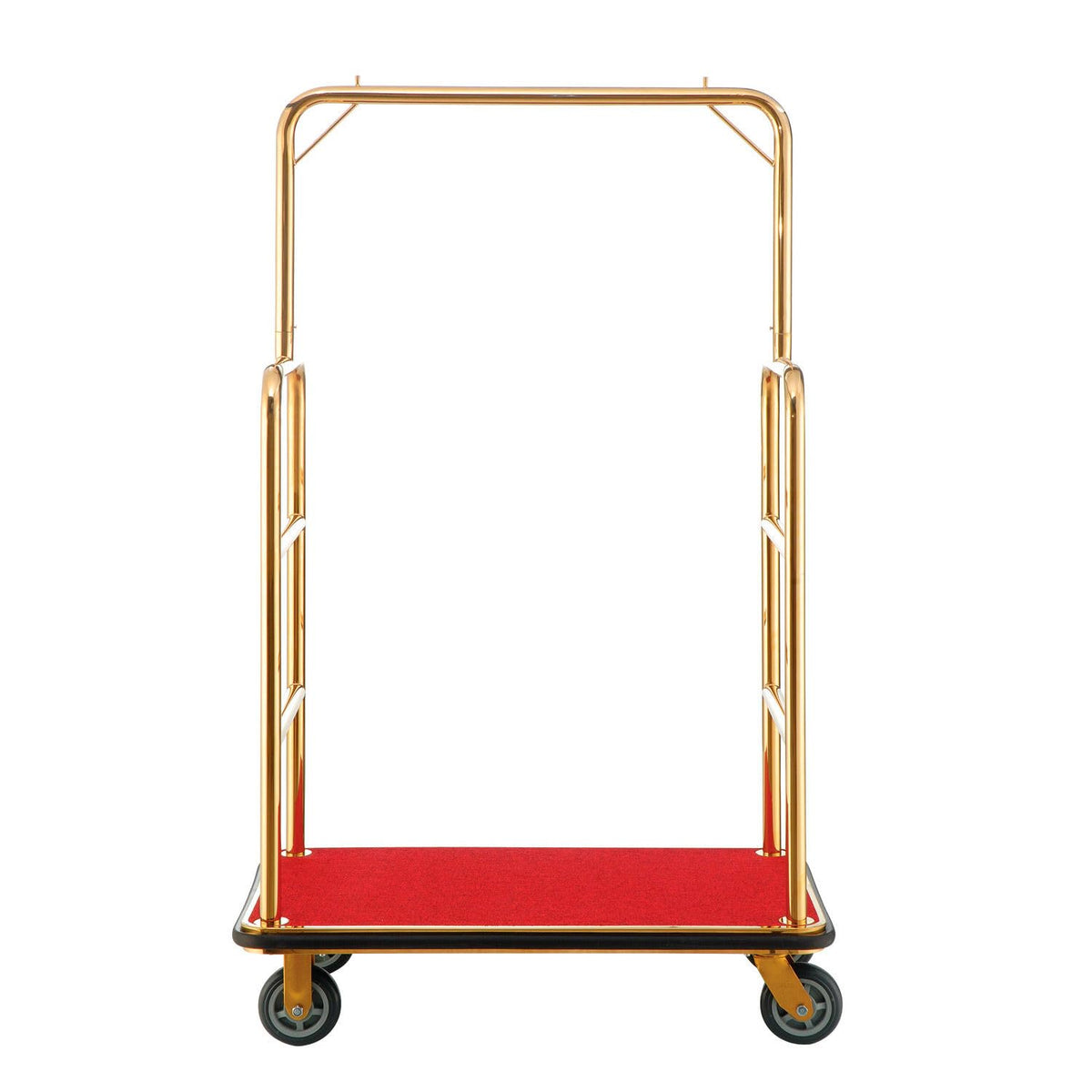 Gold Stainless Steel Bellman Cart U7989