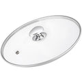 14 Inch Clear Tempered Glass Lid with Vent O964