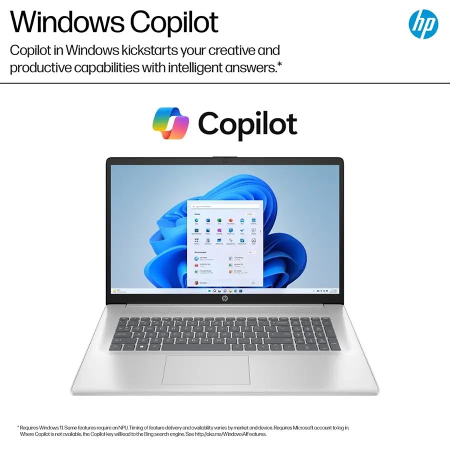 17.3" FHD Laptop, 16GB RAM, 1TB SSD, AMD Ryzen 5, Windows 11 Home, Silver J24756