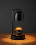Black Adjustable Height Dimmable Candle Warmer Lamp with Timer U721809