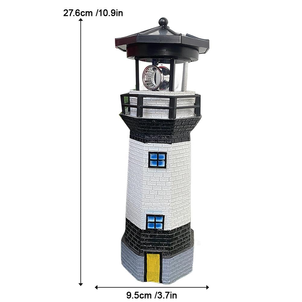 Waterproof Rotating Solar Lighthouse M1962