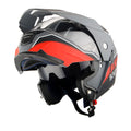 Motorcycle Modular Flip up Full Face Helmet Dual Visor Y56435