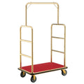 Gold Stainless Steel Bellman Cart U7989