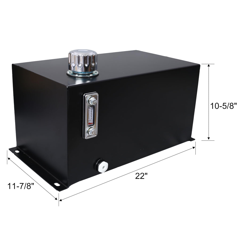 10 Gallon Heavy Duty Steel Hydraulic Reservoir Tank O157