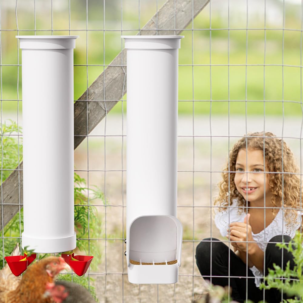 Automatic 7lb PVC Chicken Feeder H6678