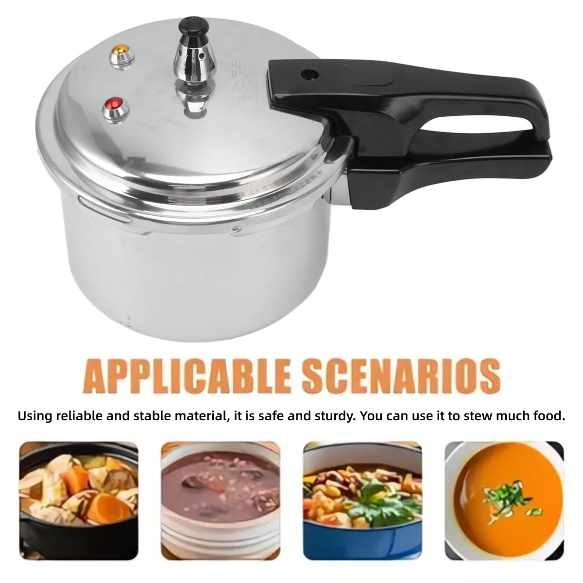 3L Stainless Steel Pressure Cooker W67305