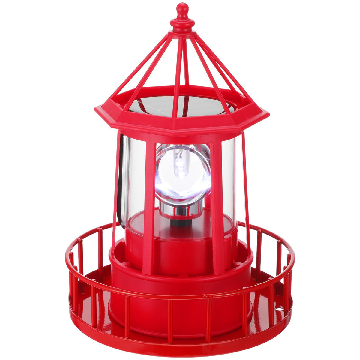 Solar Rotating Lighthouse Garden Light V9664