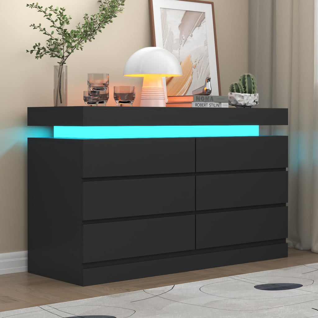 6 Drawer Dresser with Power Outlet J2867