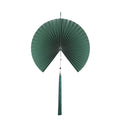 Handmade Hanging Folding Paper Fan Green 32'' N5332