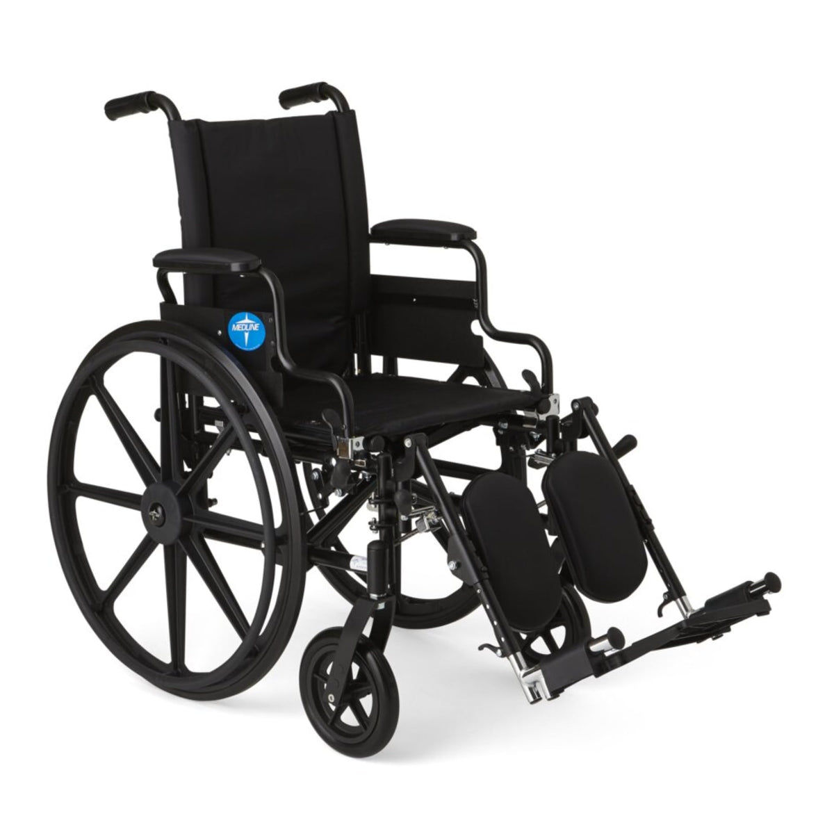 Lightweight Wheelchair with 18" Wide Seat and 300 lb. Weight Capacity U114