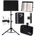 Black Metal Sheet Music Stand with Carrying Bag I6092