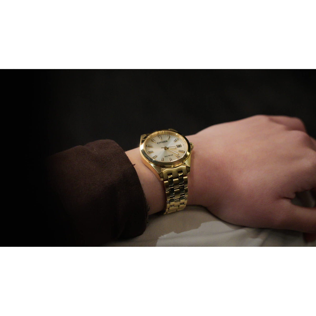 Eco-Drive Classic Watch, 3-Hand Date, Sapphire Crystal H24417