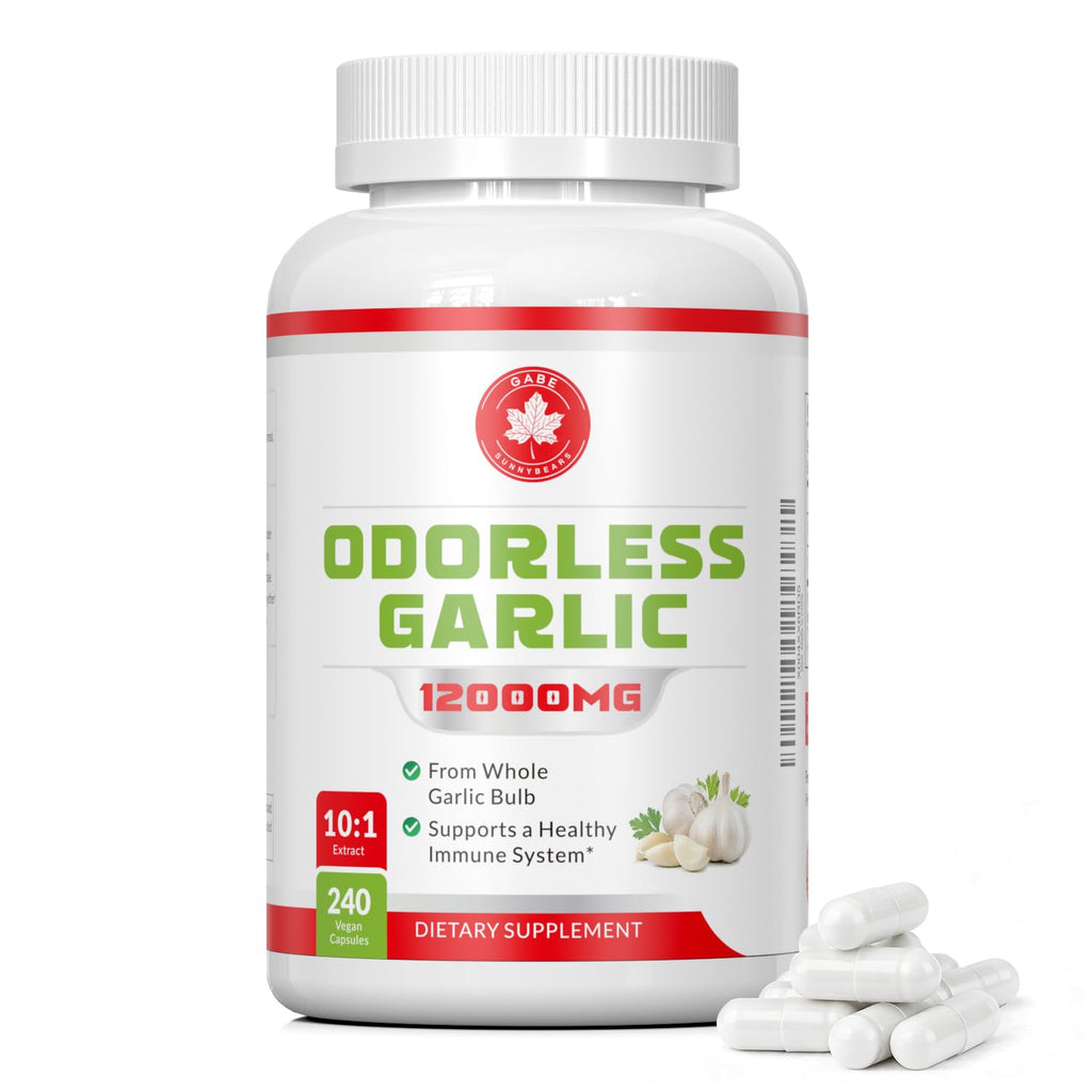 Odorless Aged Garlic Extract 12,000 mg 240 Veg Caps C217760