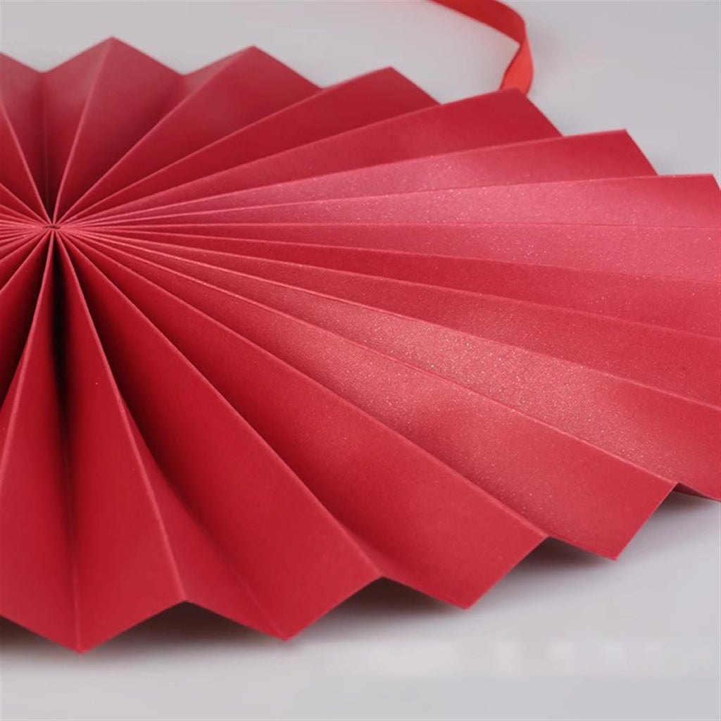 Handmade Hanging Folding Paper Fan Green 32'' N5332