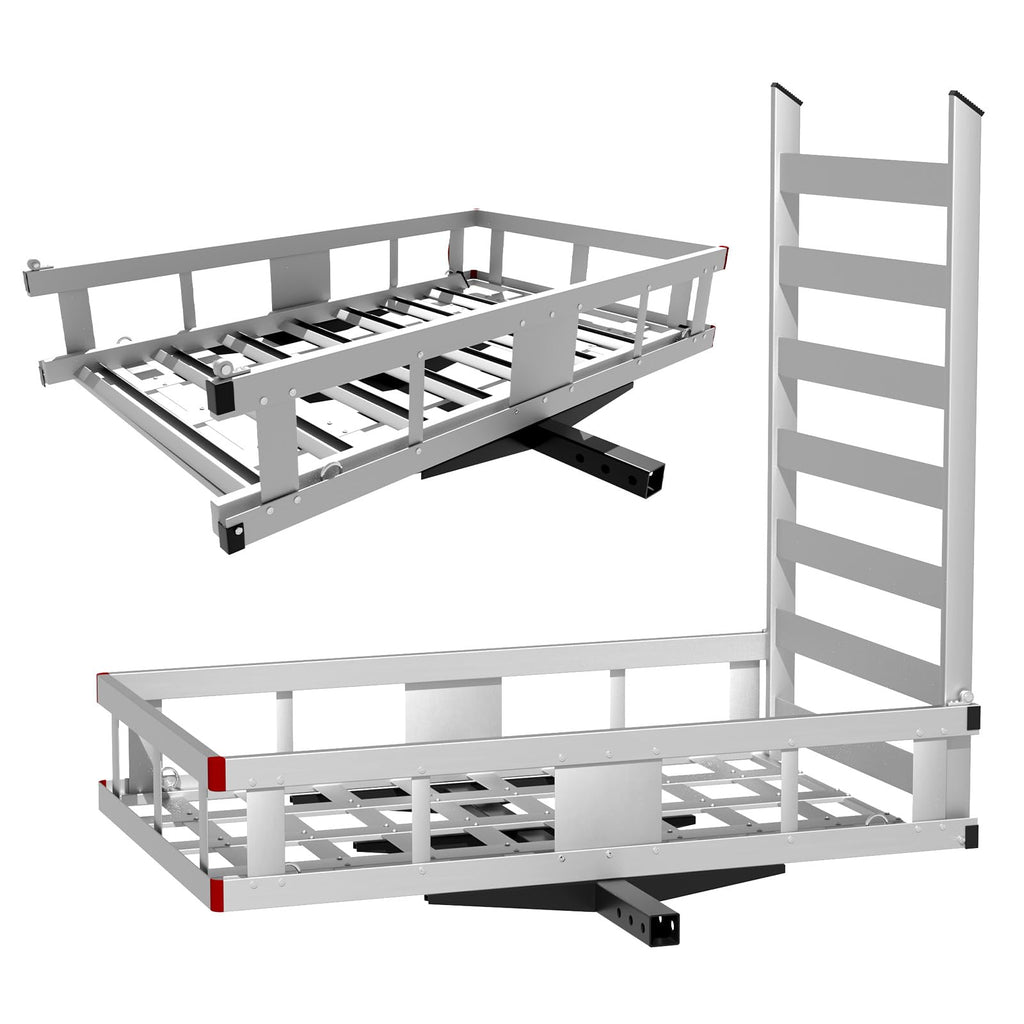 Aluminum Hitch Cargo Carrier with Ramp L794