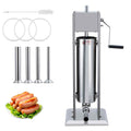 Manual Stainless Steel Sausage Stuffer with 5 Stuffing Tubes A309