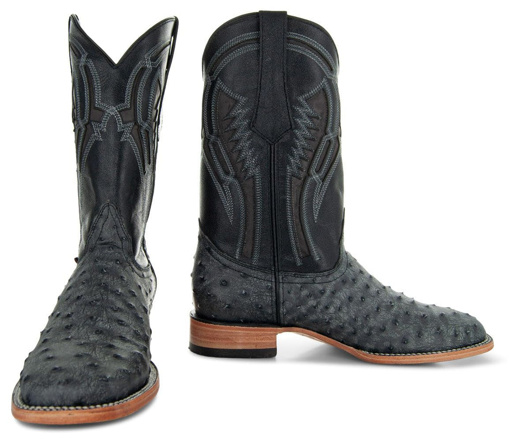Ostrich Print Cowboy Boots B254465