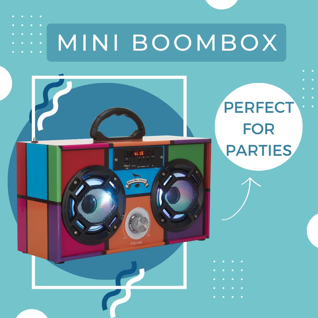 Bluetooth Speaker with FM Radio & LED Lights I5525