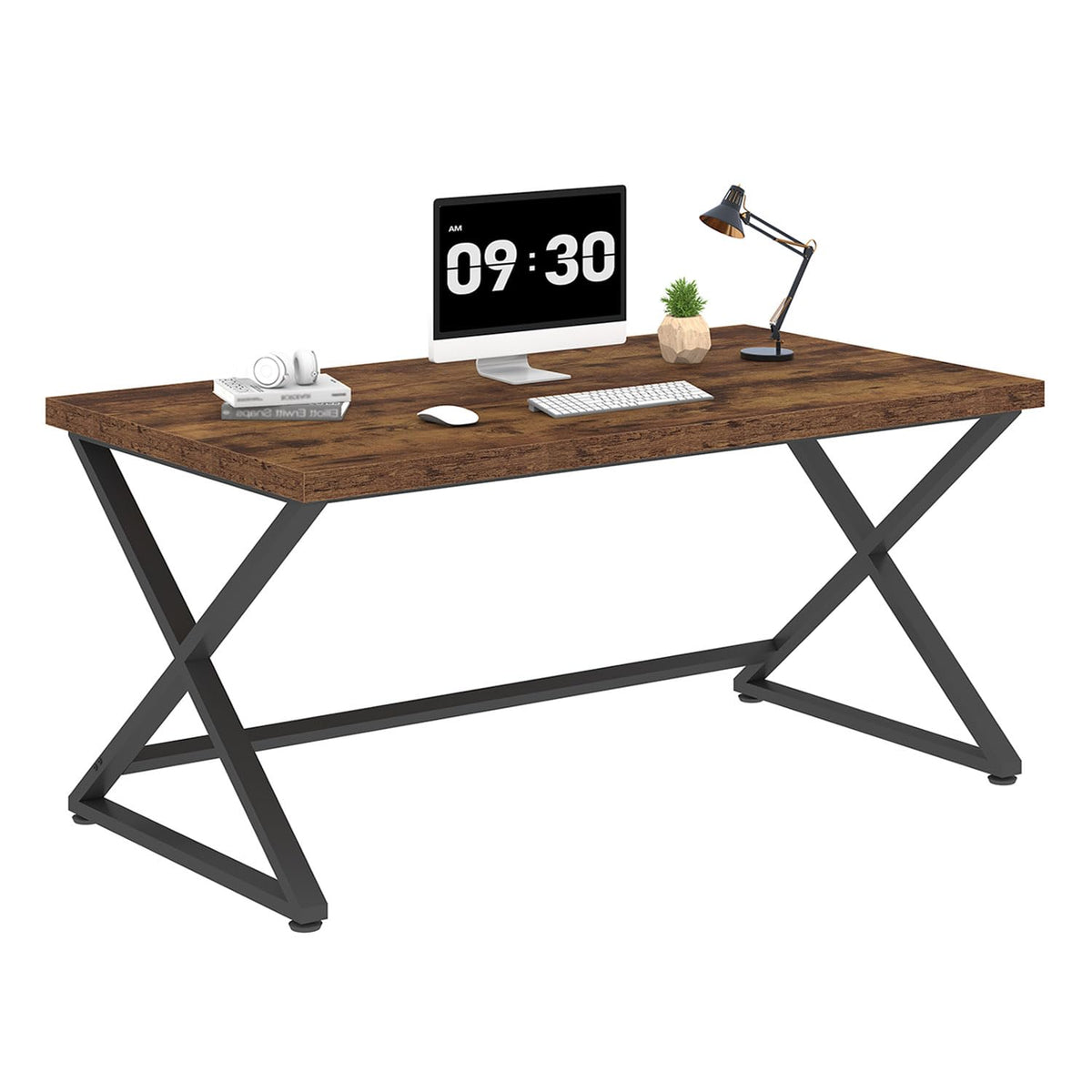 47" Rustic Brown Computer Desk H785