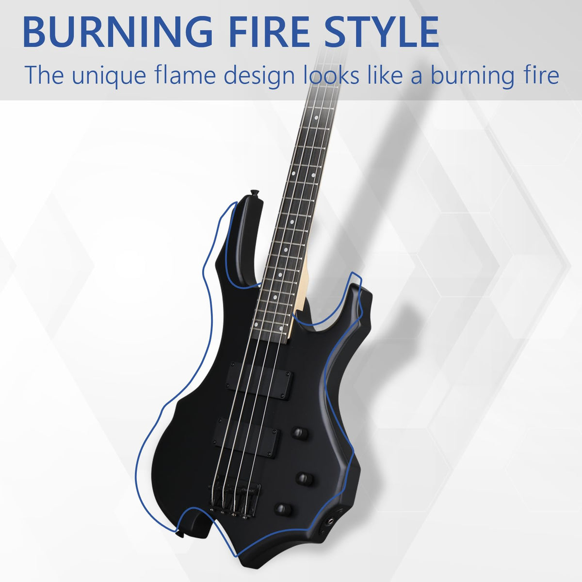 4 String Electric Bass Guitar E563