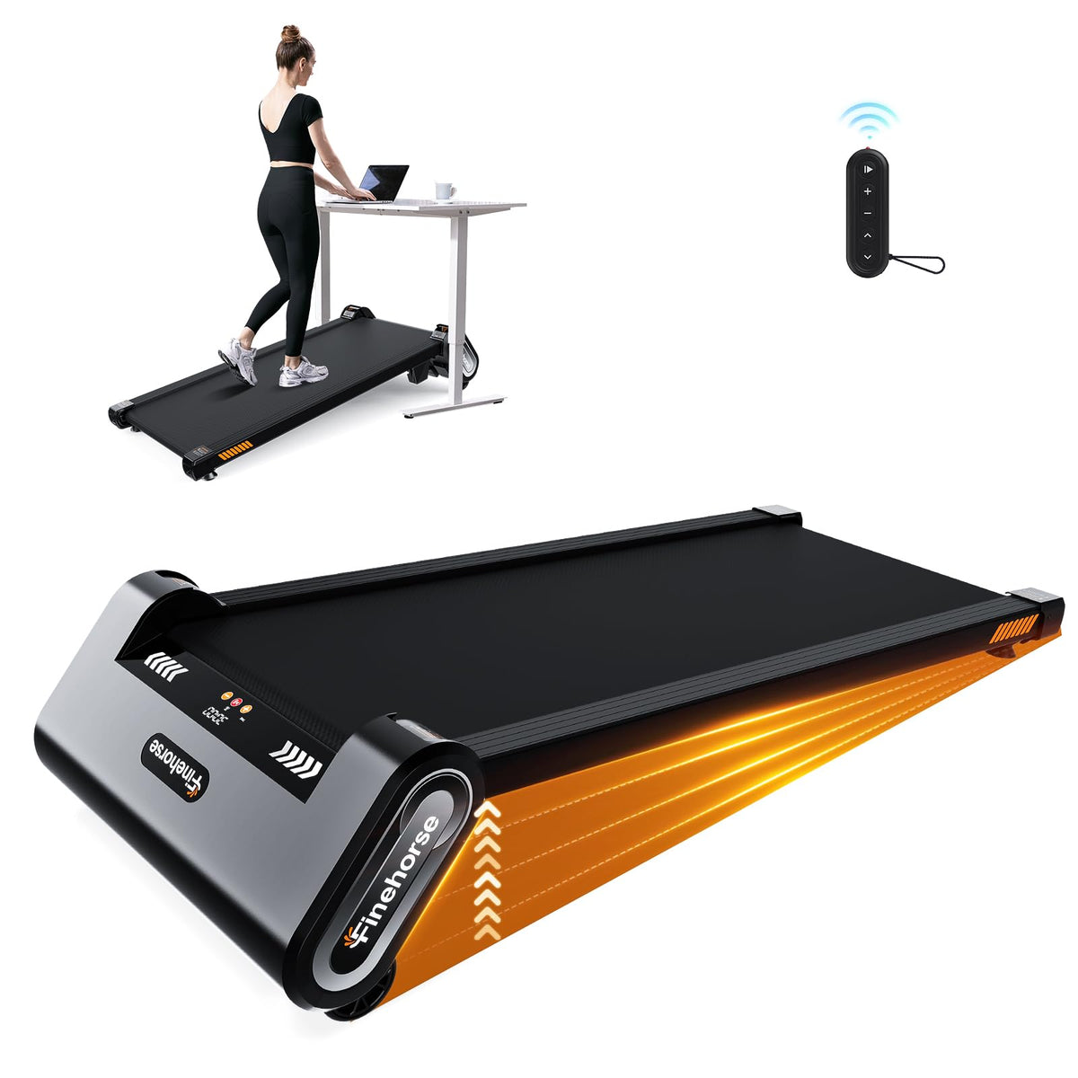 Walking Pad 13% Auto Incline Desk Treadmill I1717