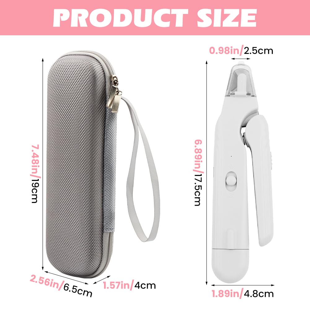 2 in 1 Cat Dog Nail Clippers & Grinder with LED Light N882711