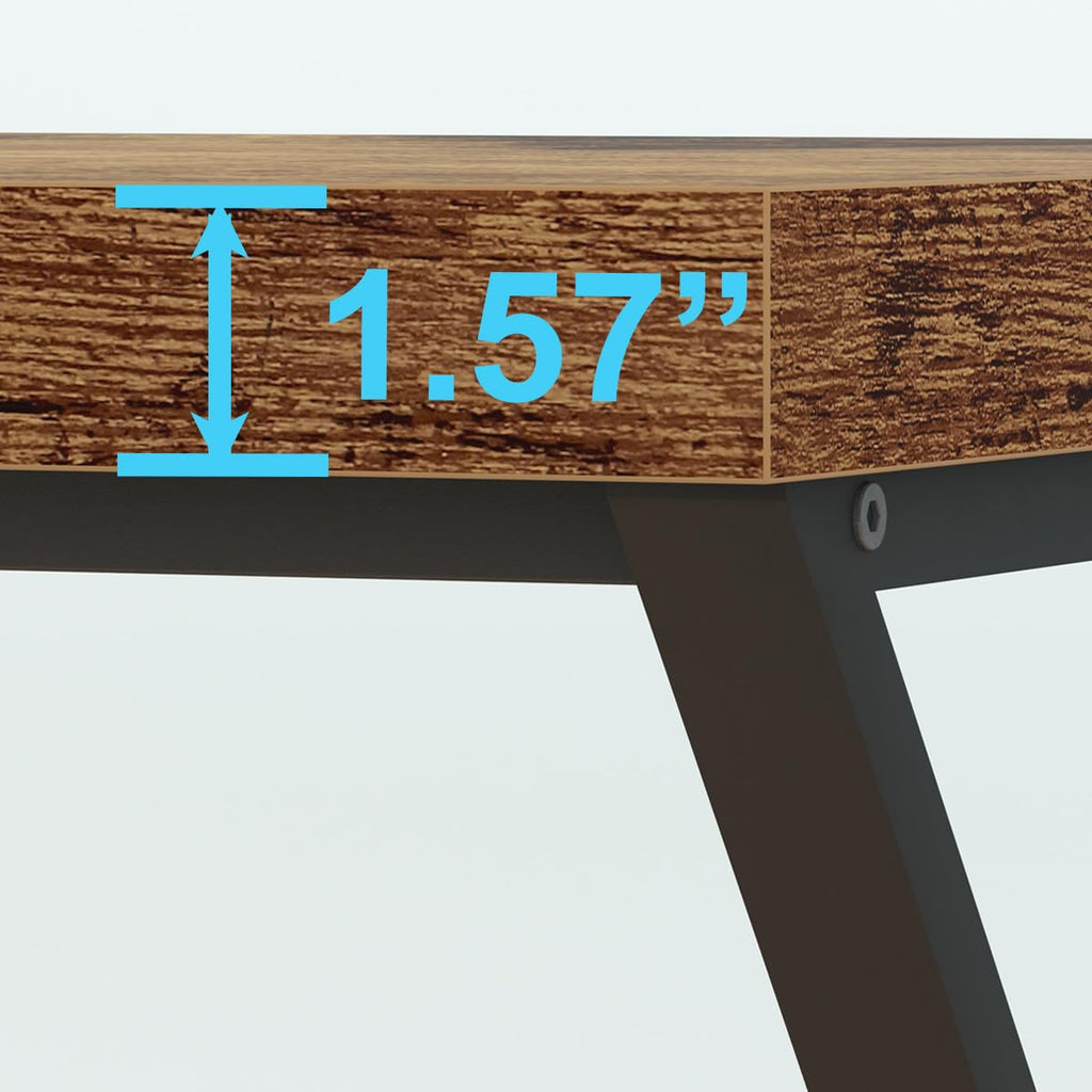 47" Rustic Brown Computer Desk H785
