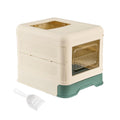 Fully Enclosed Cat Litter Box with Lid and Drawer Z79471