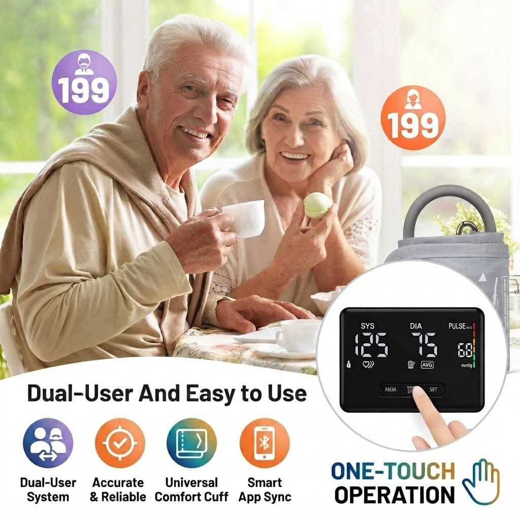 Smart Upper Arm Blood Pressure Monitor W8591