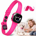 No Bark Collar with Silicone Strap, Pink I363541