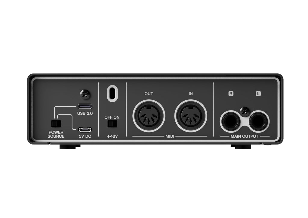 2-in/2-out USB-C Audio/MIDI Interface with 32-bit/192kHz Support, Black S272