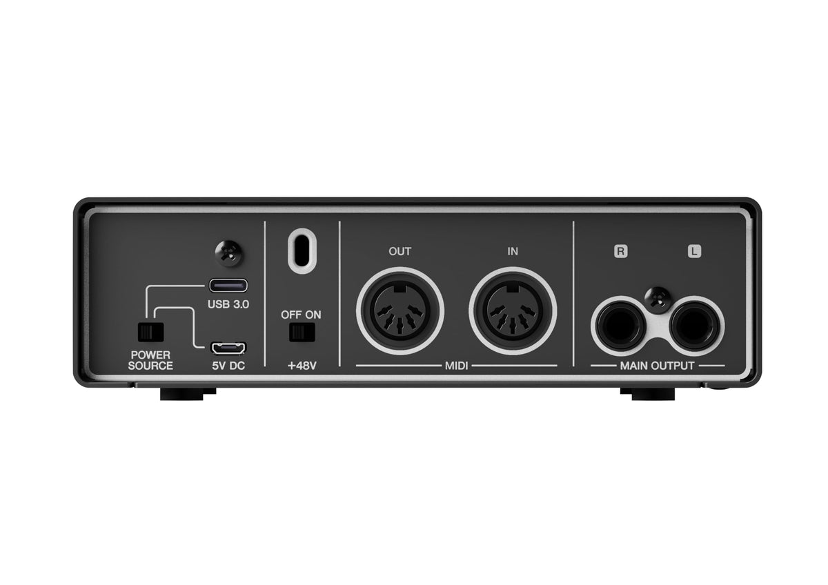 2-in/2-out USB-C Audio/MIDI Interface with 32-bit/192kHz Support, Black S272
