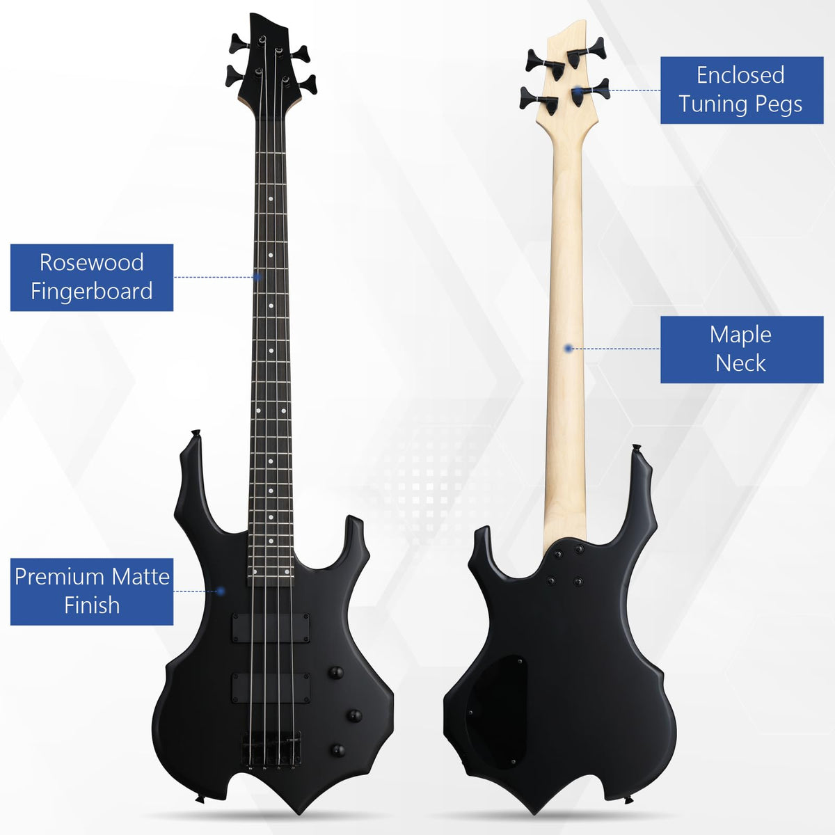 4 String Electric Bass Guitar E563