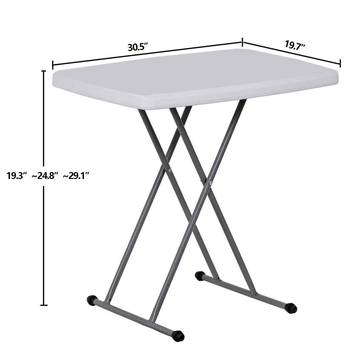 3 ft Adjustable Folding Plastic Table D4061