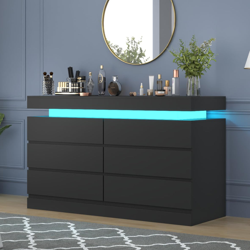 6 Drawer Dresser with Power Outlet J2867