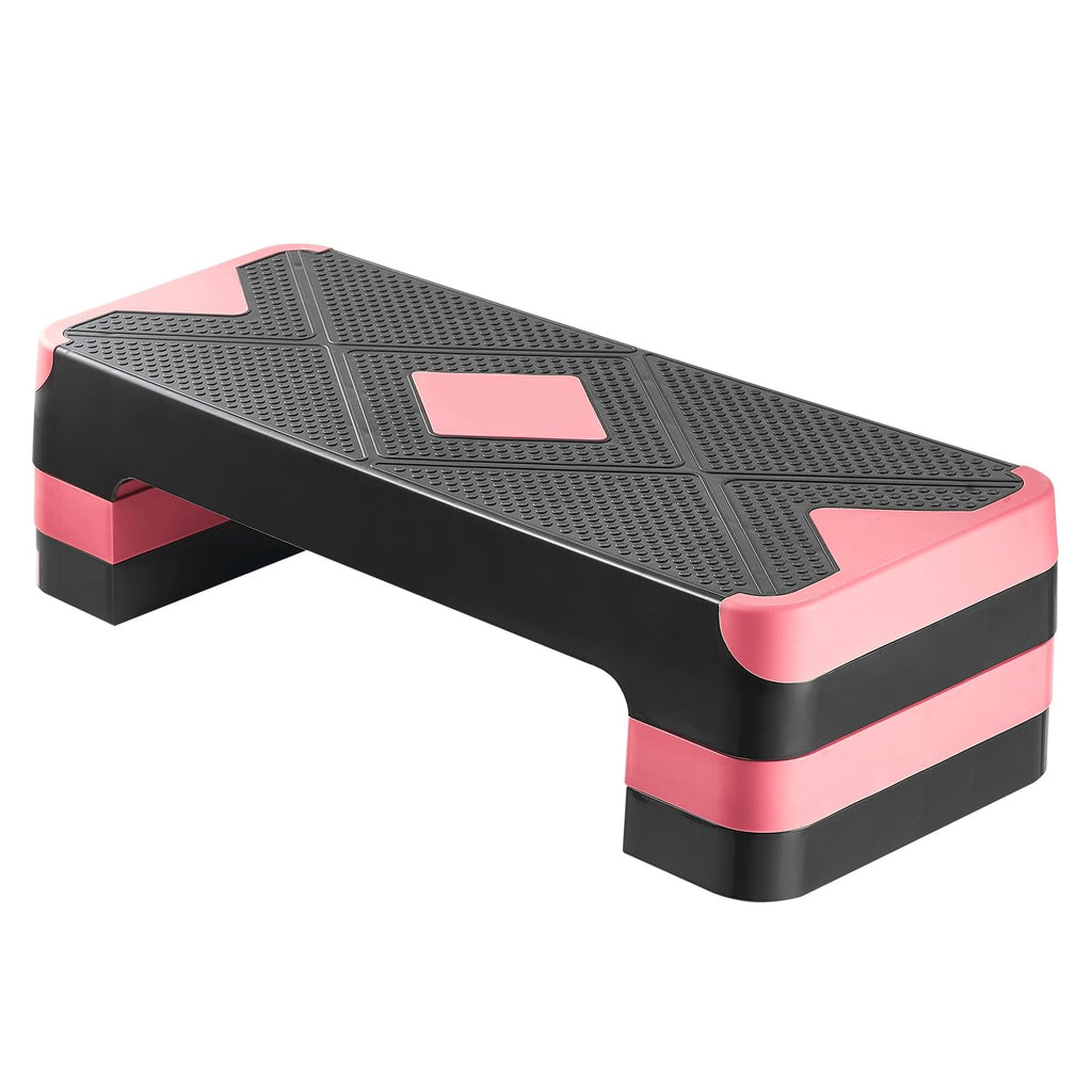 Adjustable Non Slip Aerobic Step Platform with 4 Risers Q8734