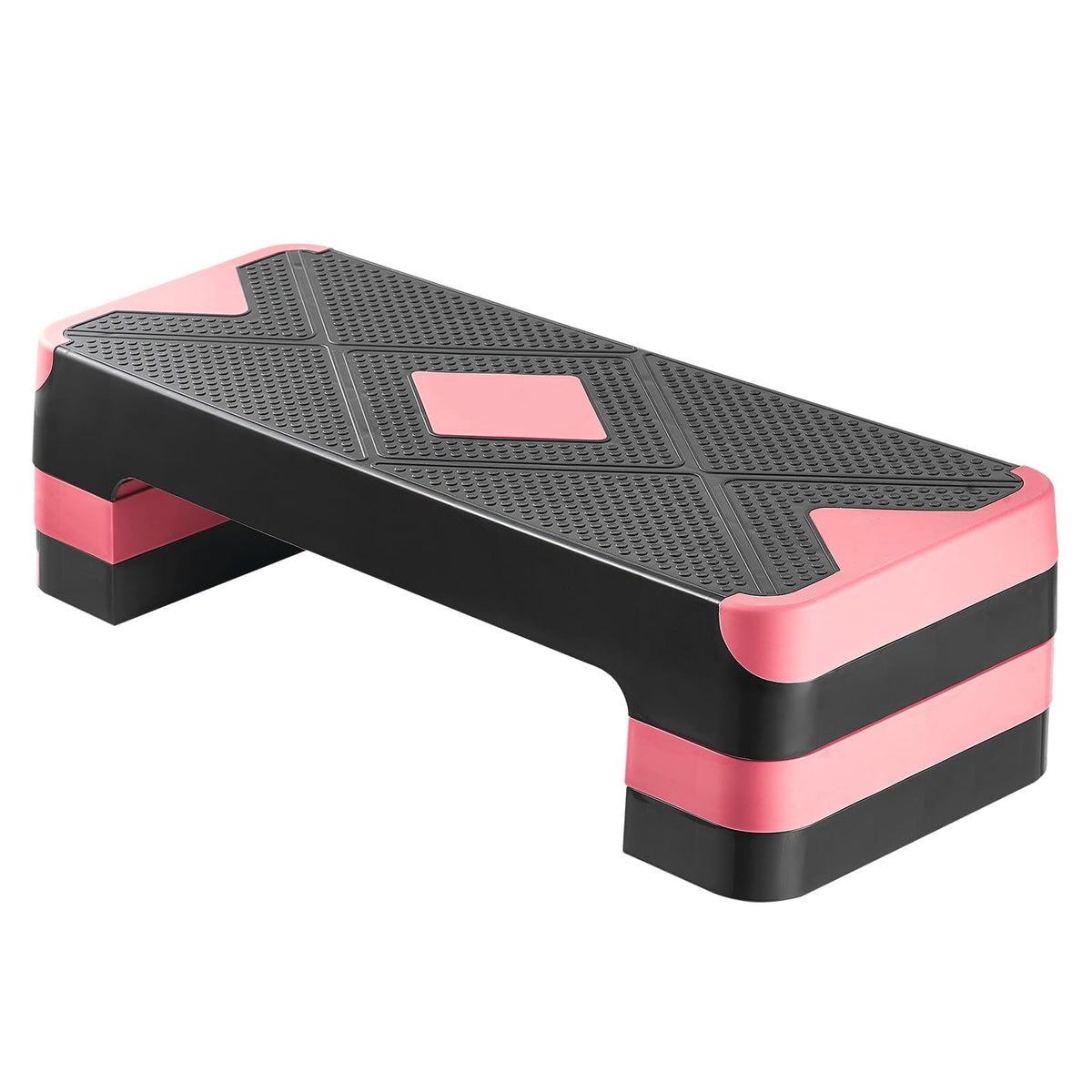 Adjustable Non Slip Aerobic Step Platform with 4 Risers Q8734