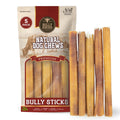 6" 5 Pack Odor-Free Bully Sticks Dog Treats U240619