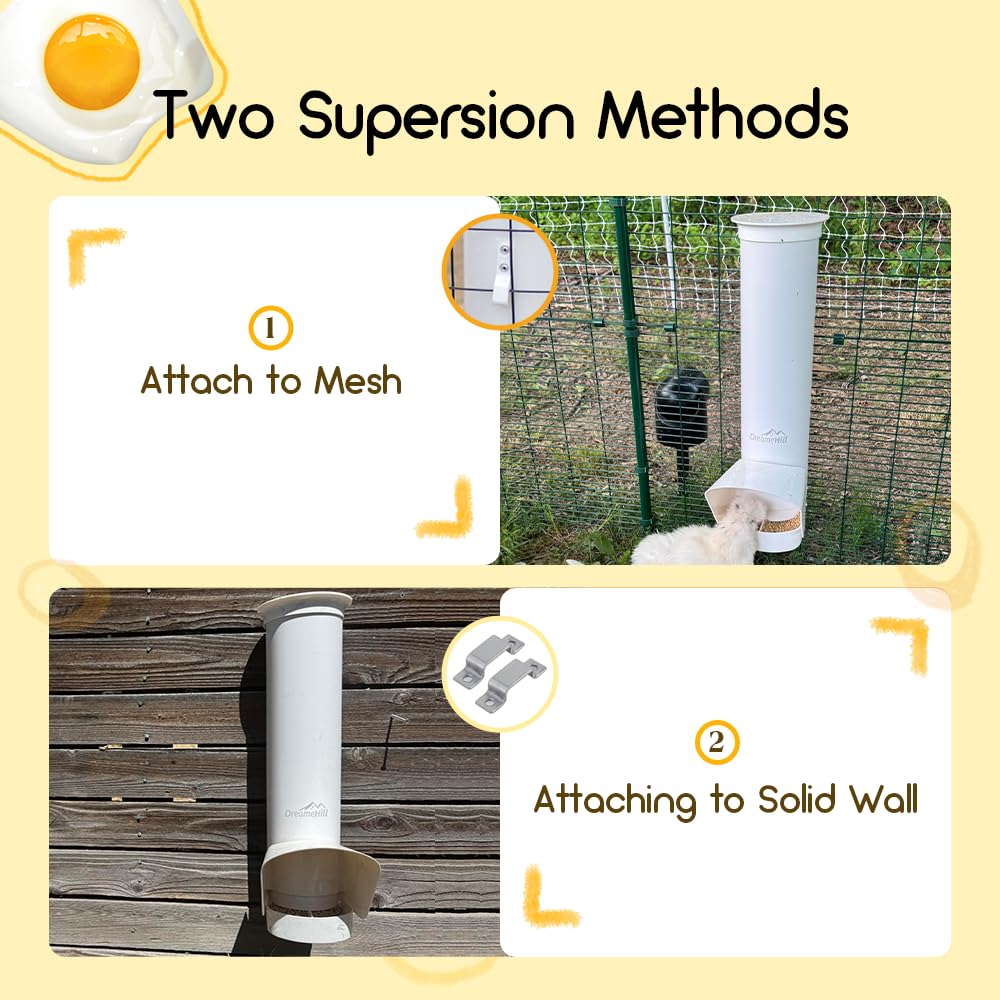 Automatic 7lb PVC Chicken Feeder H6678