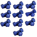Blue Neoprene Dumbbell Set 1-10 LB 10 Pairs O323714