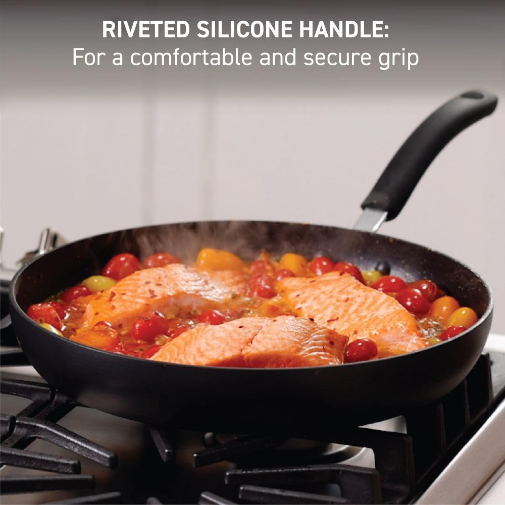 Hard Anodized Nonstick Fry Pan Set, 2-Pack T3272