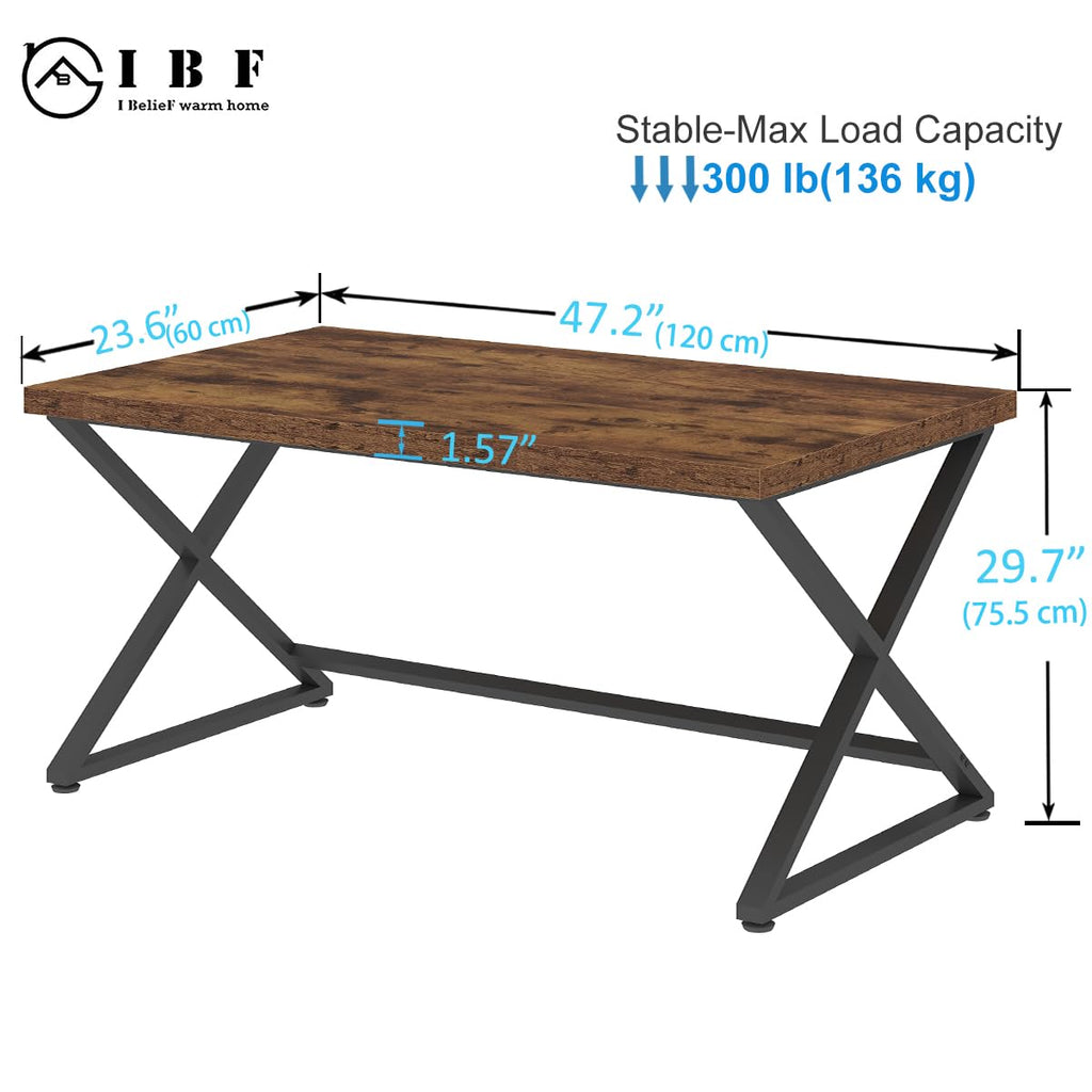 47" Rustic Brown Computer Desk H785