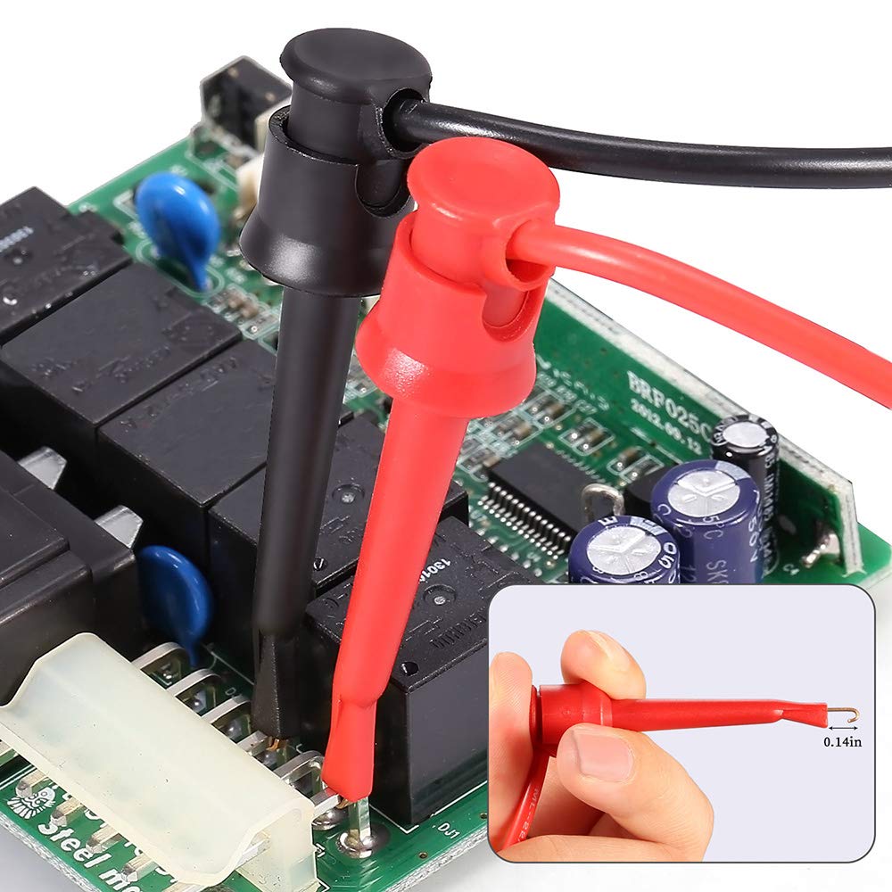 25-Piece Multimeter Leads Kit with Probes, Alligator Clips, Test Hooks and Back Probe Pins L19595