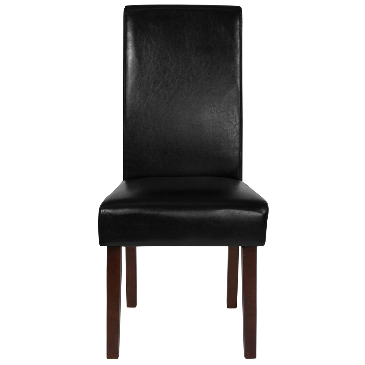 Black Faux Leather Parsons Chair 4-Pack G70334