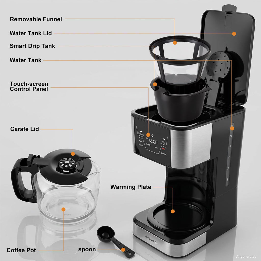 12-Cup Programmable Drip Coffee Maker M57762