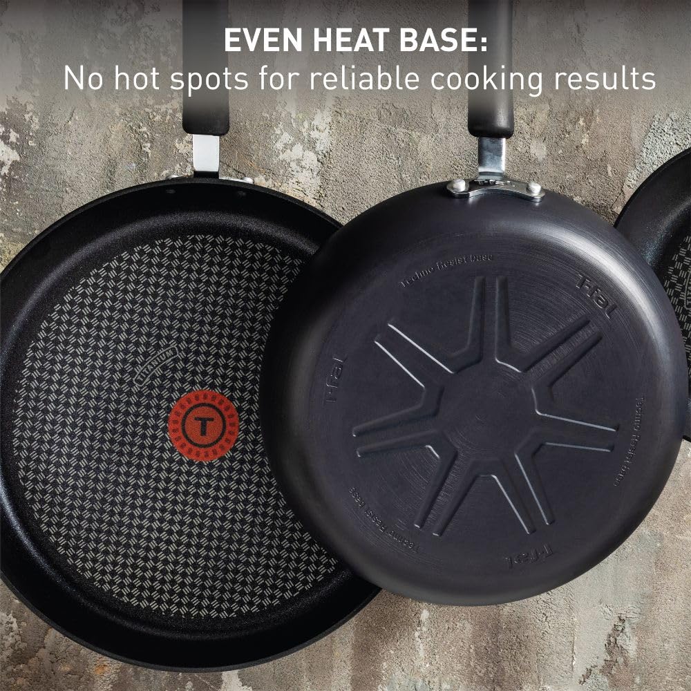 Hard Anodized Nonstick Fry Pan Set, 2-Pack T3272