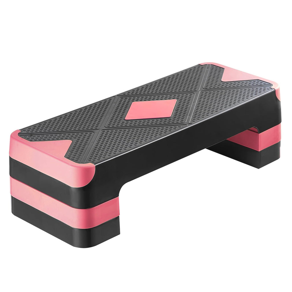 Adjustable Non Slip Aerobic Step Platform with 4 Risers Q8734