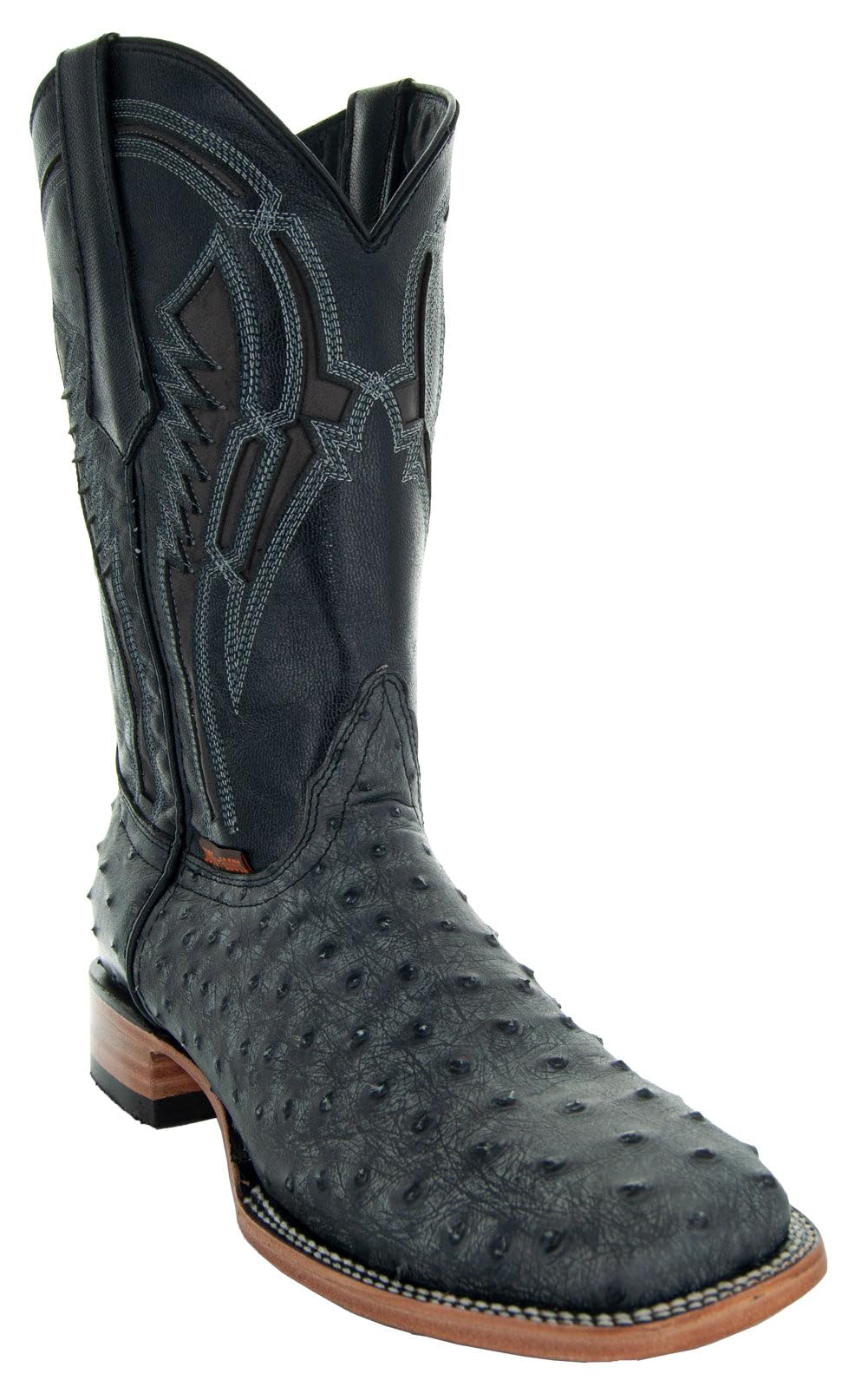 Ostrich Print Cowboy Boots B254465