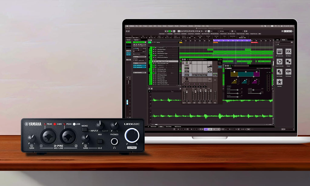2-in/2-out USB-C Audio/MIDI Interface with 32-bit/192kHz Support, Black S272