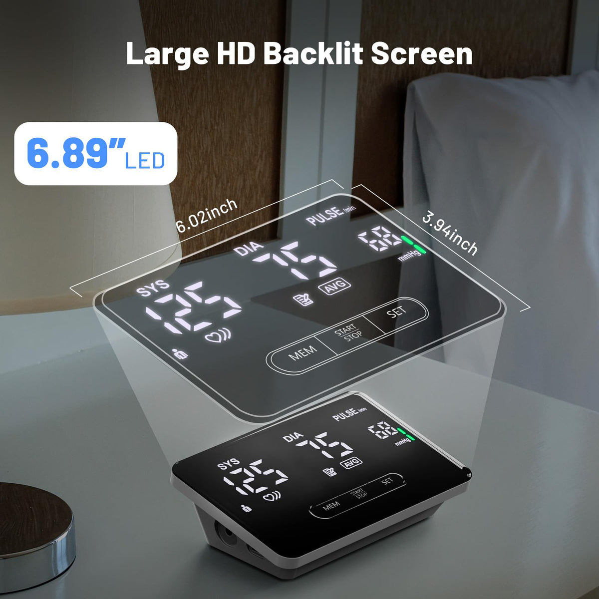 Smart Upper Arm Blood Pressure Monitor W8591